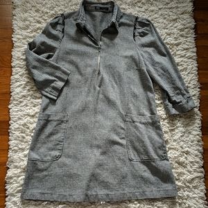 Zara Houndstooth Dress w/Pockets!